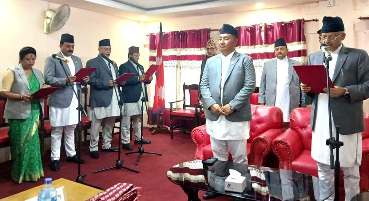 बागमतीमा दोस्रो पटक मन्त्रिपरिषद् विस्तार, मन्त्रीको संख्या १४ पुग्यो