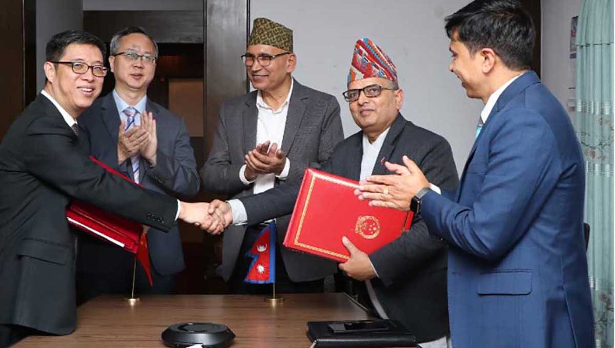 पोखरा विमानस्थलको ऋण अनुदानमा परिणत गर्न चिनियाँ पक्षलाई आग्रह