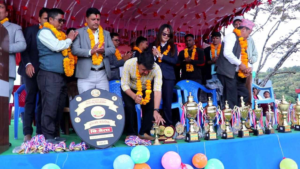 चौथो अजिरकोट गाउँपालिका अन्तर माध्यमिक विद्यालयस्तरीय राष्ट्रिपति रनिङ्ग सिल्ड प्रतियोगिता सुरू