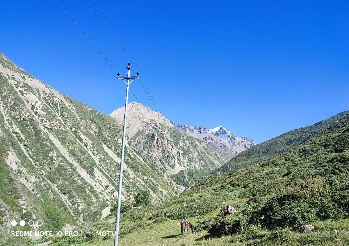तिलिचो तालको आधार शिविरमा पुग्यो राष्ट्रिय ग्रिडको बिजुली
