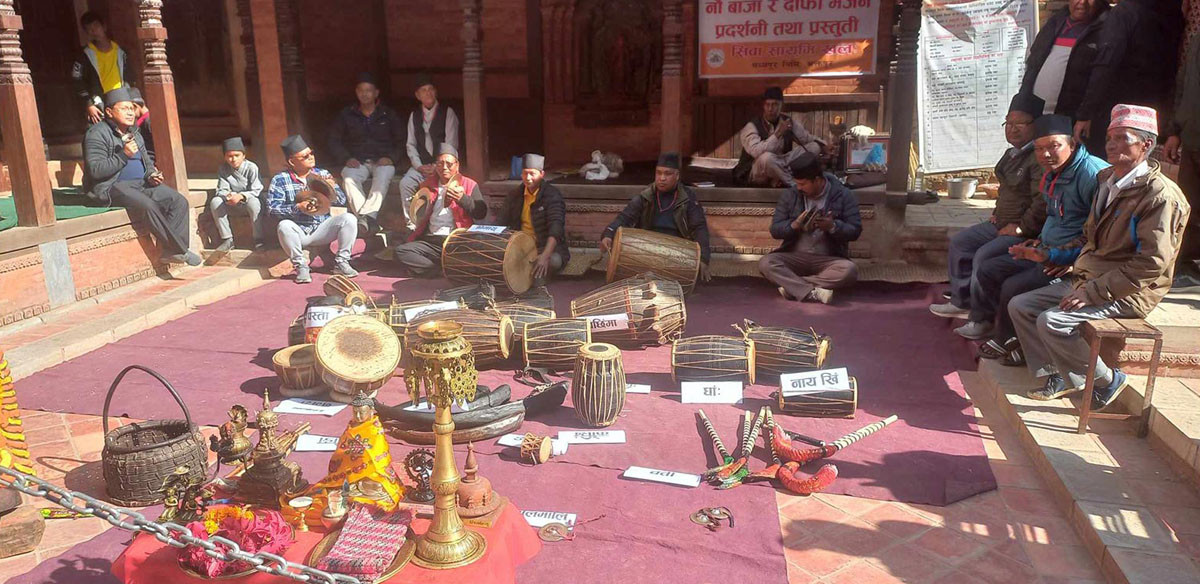 मध्यपुर महोत्सवमा विशेष प्रकारका नेवारी खानासँगै नेवारी कला, संस्कृति र स्थानीय उत्पादन प्रदर्शन