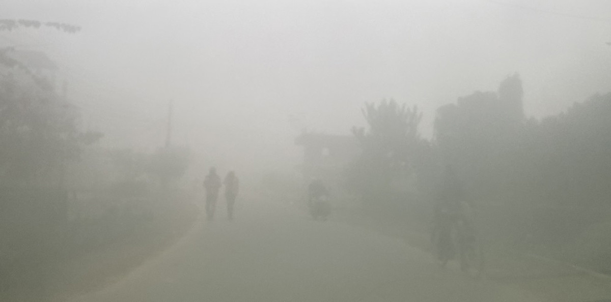 तराईमा बाक्लो हुस्सु, बिहान सवारी चलाउन असहज