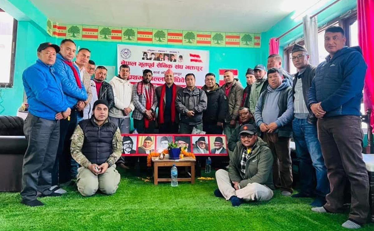 भूतपूर्व सैनिक सङ्घ भक्तपुरको अध्यक्षमा  सुदर्शन दाहाल निर्विरोध
