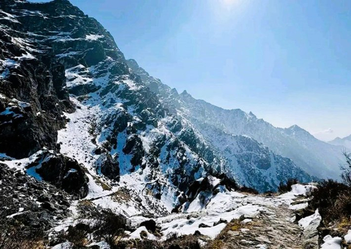 हिउँले रमेको सिन्धुपाल्चोक