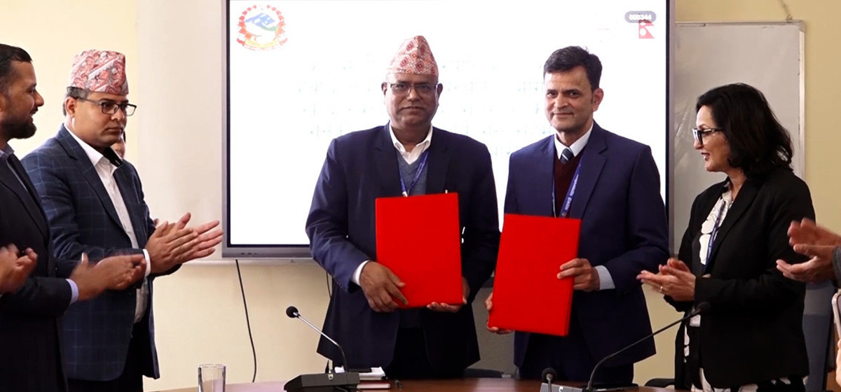खाद्य विभाग र कामनपाबीच खाद्य स्वच्छता तथा गुणस्तर कायम गर्ने सहमति पत्रमा हस्ताक्षर