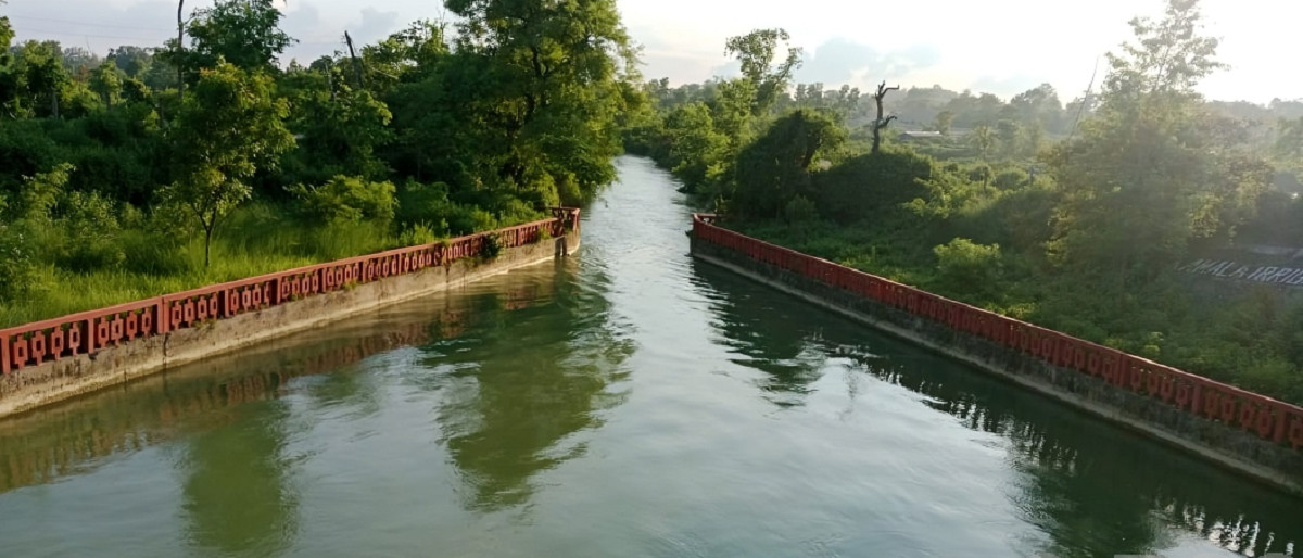 रोपाँइका लागि कमला सिंचाइ प्रणालीबाट पानी प्रवाह सुरु, किसानलाई ठूलो राहत