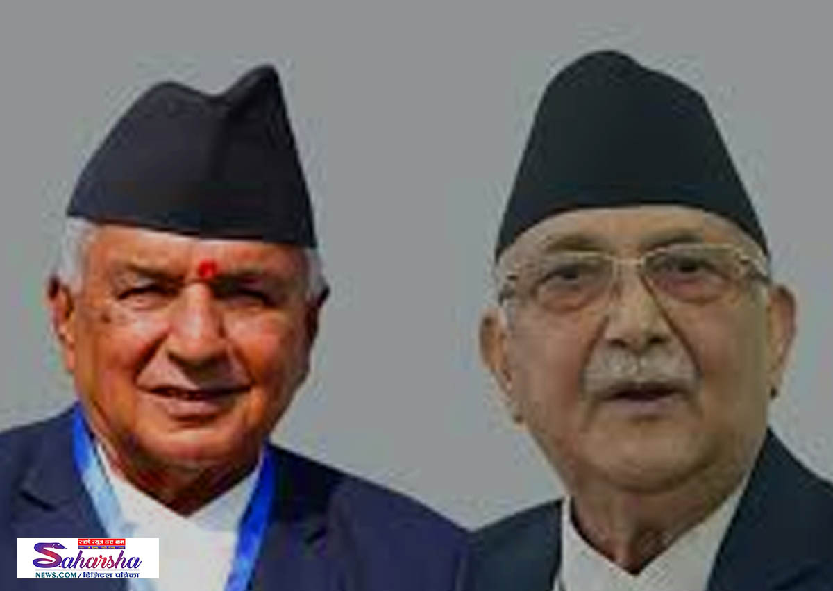 प्रधानमन्त्री ओली र राष्ट्रपति पौडेलबीच भेटवार्ता