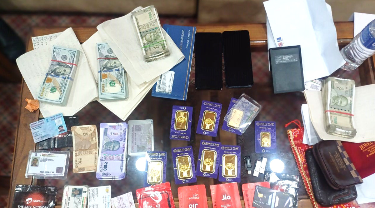 सुर्खेतमा कपडा व्यवसायीको गोदाममा प्रहरी छापा, झण्डै ३ करोडका सुनचाँदीका गहना र नगद बरामद